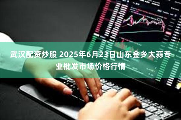 武汉配资炒股 2025年6月23日山东金乡大蒜专业批发市场价格行情